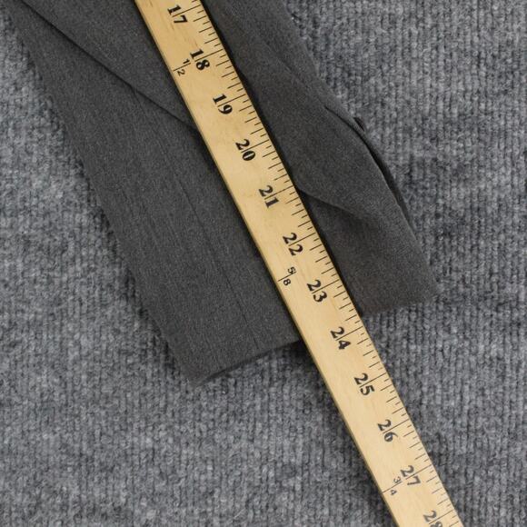 Djerf Avenue Blazer Women Small Forever Grey Two Button Oversized Academia Work - Picture 15 of 16